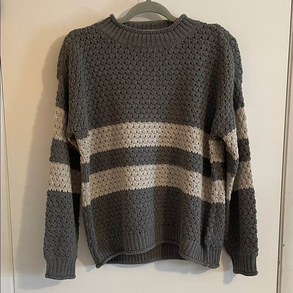 NWT Knot Sisters (Revolve) Chunky Knit Crewneck Sweater